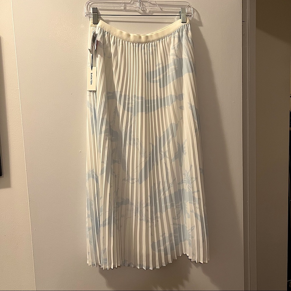 Babaton pleated midi skirt